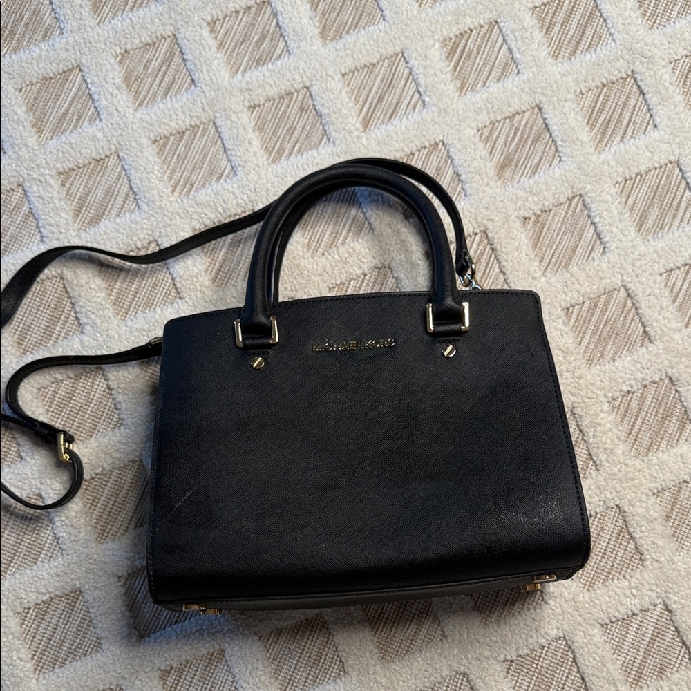 Michael Kors Black Satchel Bag